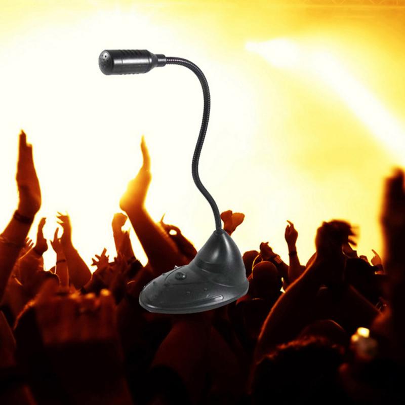 Mini Microphone Studio Speech Speakers 3.5mm Jack Plug Wired Microphones for PC Computer Laptop Notebook Loud Speaker
