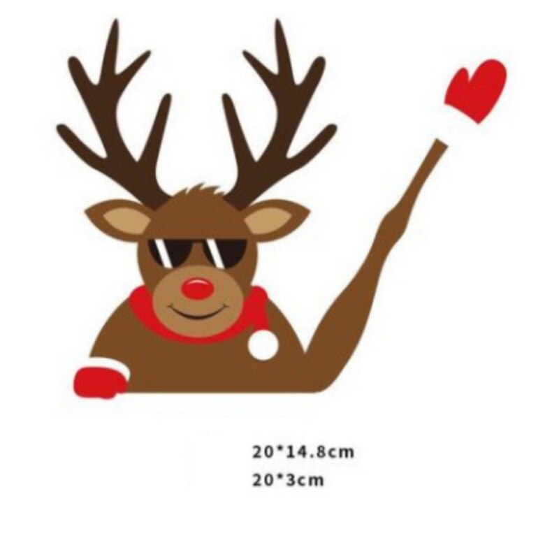 Samochód tylna wycieraczka boże narodzenie santa Claus macha ramię naklejki na wycieraczki naklejki samochodowe stylizacji dekoracyjne naklejki wycieraczki samochodowe naklejki na ścianie domu