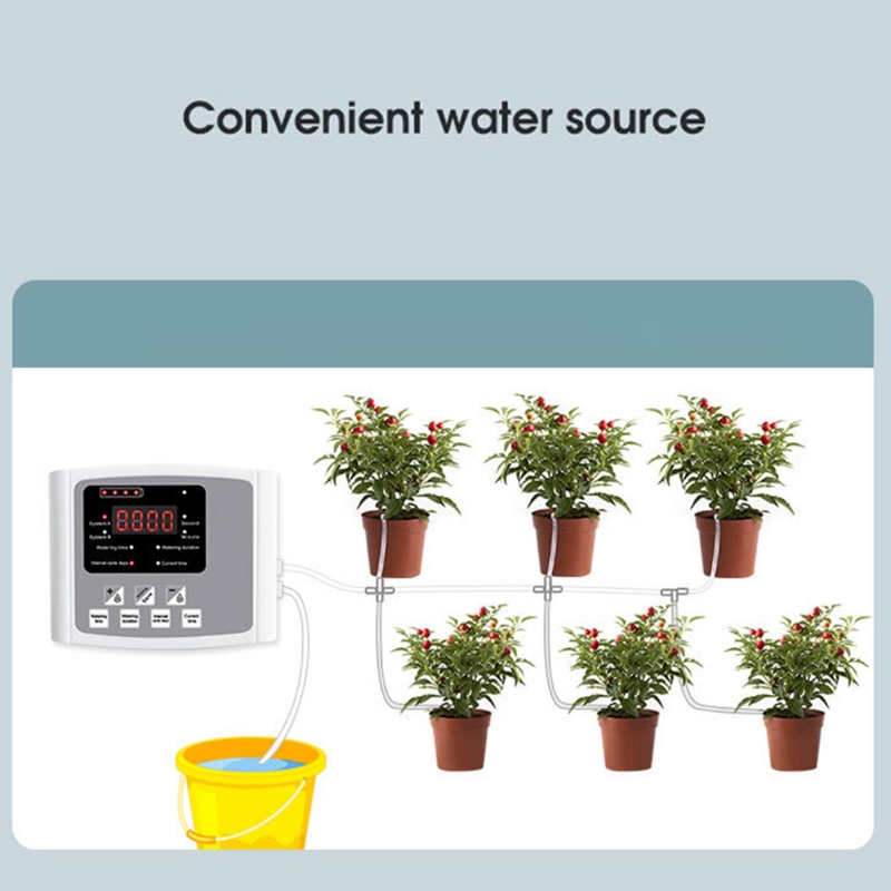 Flexible Irrigation Programs Garden Water Timer Battery Plug-in Switch at Will Hanging Automatic Water Timer