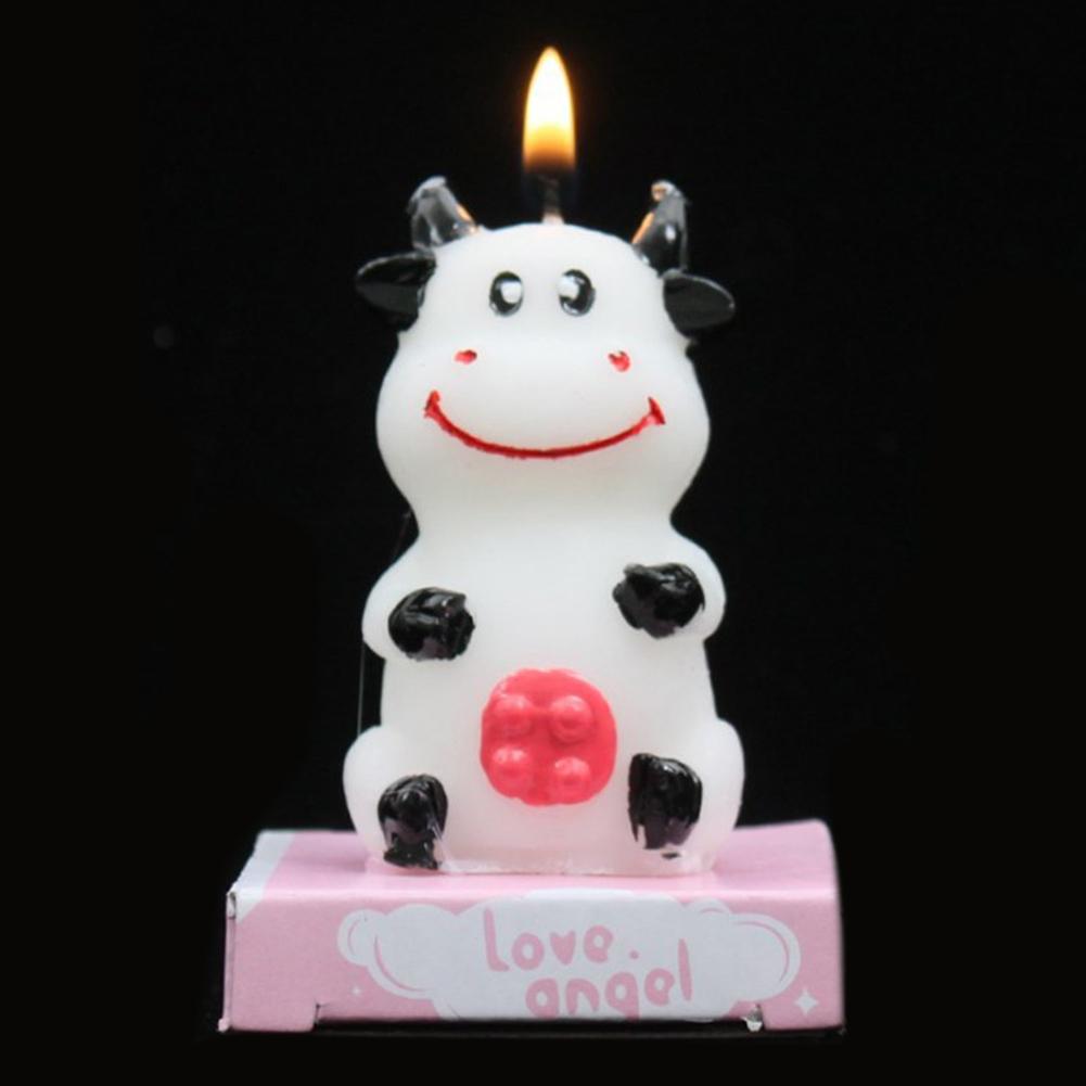 1Pc Leuke Dierlijke Verjaardag Kaarsen 12 Sterrenbeeld Dieren Vorm Rookloze Kaarsen Voor Baby Shower Kids Birthday Party Cake Decoratie