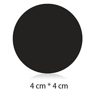 3Pcs Door Stopper Silicon Soft Door Cushion Protection Pad Rubber Silicone Stopper Door Mute Stickers Hardware Bumper Wall Mat: 4cm Black