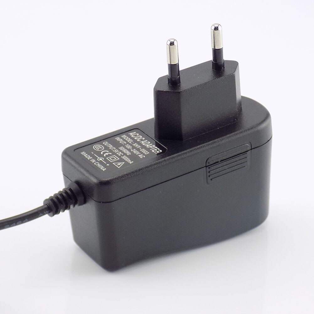 Micro usb ac til  dc 5v 3a 3000ma strømforsyning adapter oplader transformer til raspberry pi zero tablet pc switch eu/us stik  h10