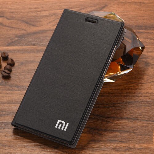 Más para Xiaomi Redmi 5/5 Plus caso de lujo estilo delgado cuero caso para Xiaomi Redmi 5 Redmi 5 Plus bolso de la cubierta del teléfono: for Redmi 5 / Black