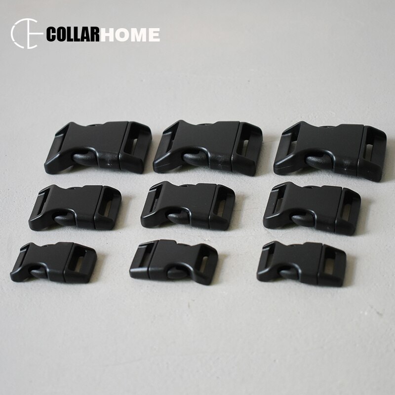 Plastic quick side release buckle 15mm 20mm 25mm DIY dog cat collar harness sewing bag backpack pet supplies aaccessories