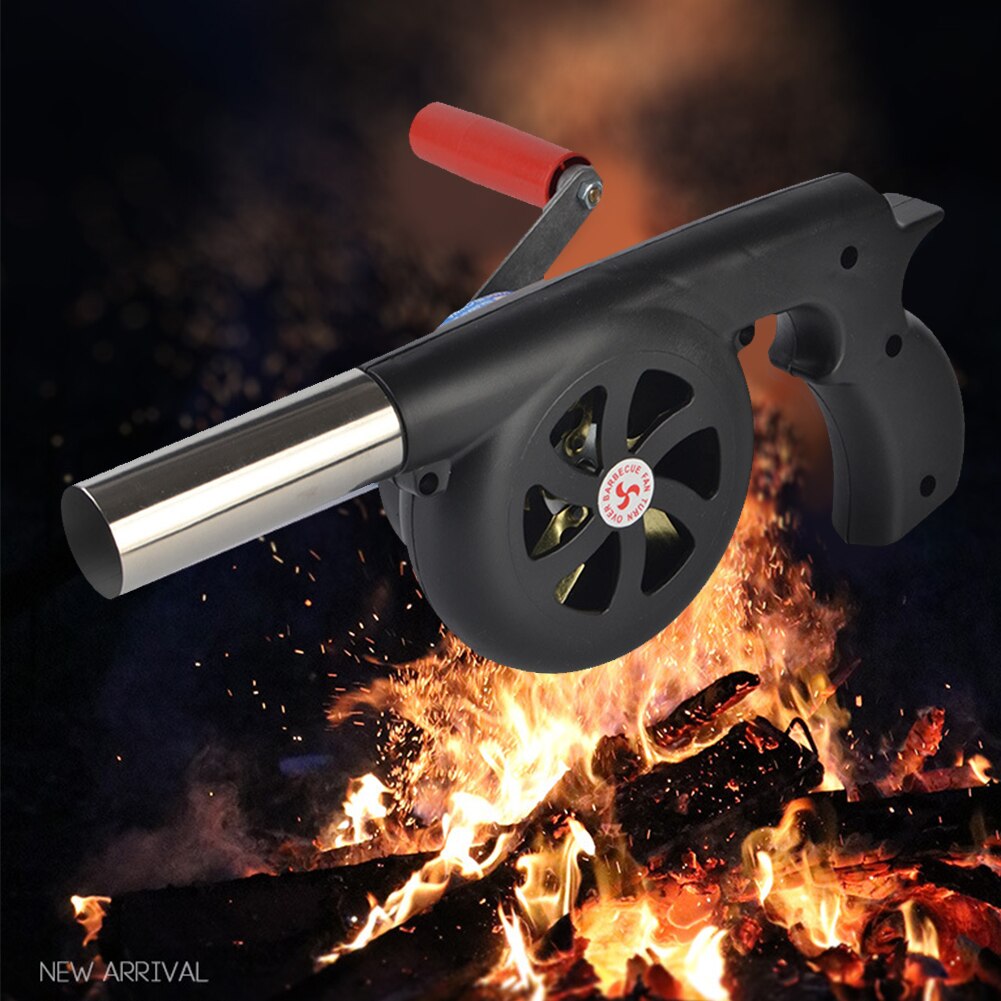 Handleiding Bbq Ventilator Air Blower Outdoor Koken Picknick Grill Barbecue Koken Gereedschap Accessoires Barbecue Fire Bellows