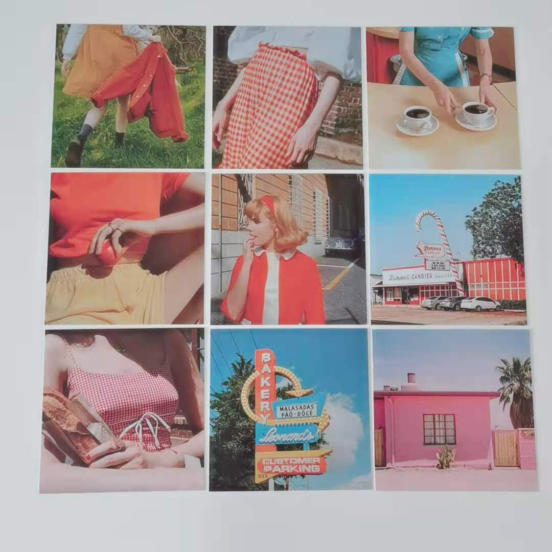 retro fransk kort foto dekorasjon kort sett forrige århundre stil kunstfotografering rekvisitter kollokasjon postkort diy rom vegg klistremerke