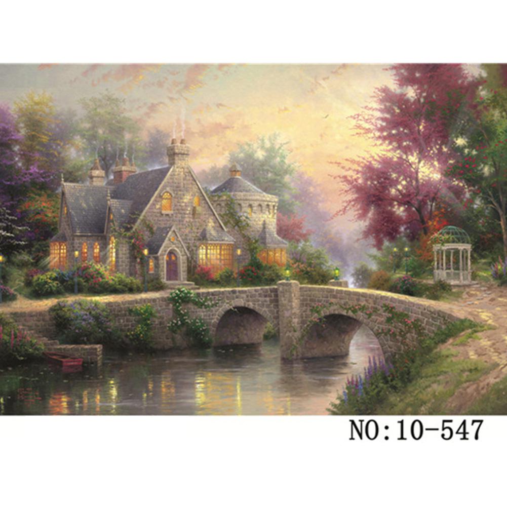 1000 pezzi paesaggio Puzzle giocattoli educativi Puzzle giocattolo Puzzle 3D per adulti giochi per bambini regalo di Halloween di natale: 547