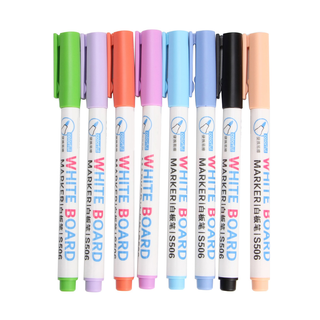 8 cores wipeable vidro janela quadro branco marcador caneta loja ferramenta de decoração do carro