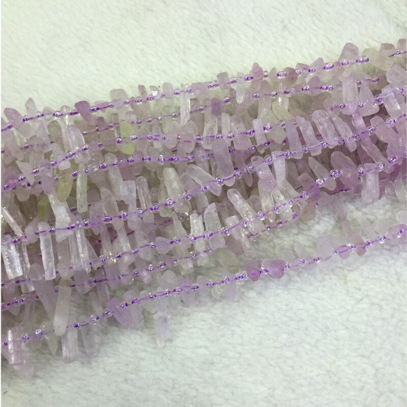Di alta Qualità Naturale Genuino Rosa Chiaro viola Kunzite Spodumene Grezzo Minerale Opaca Ruvida arpione Perline 15 "04307