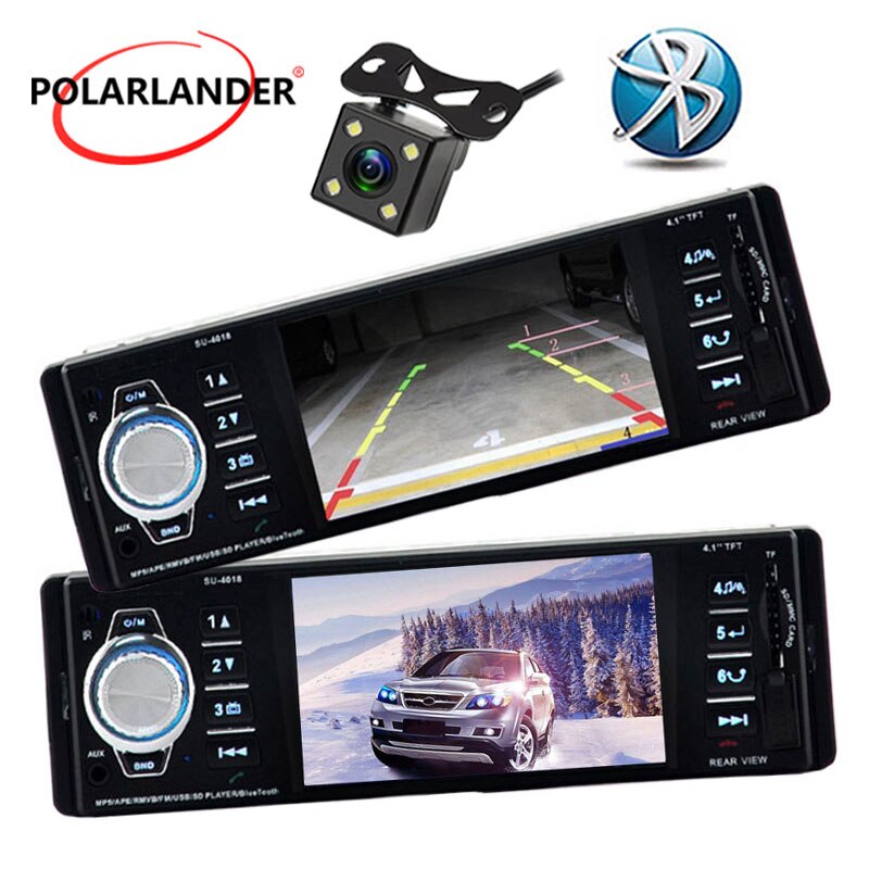 Radio cassette player Car Radio Player,4.1"HD MP5 FM/USB/1 Din/USB port 12V Car Audio Auto stereo ,bluetooth in 1 din Autoradio