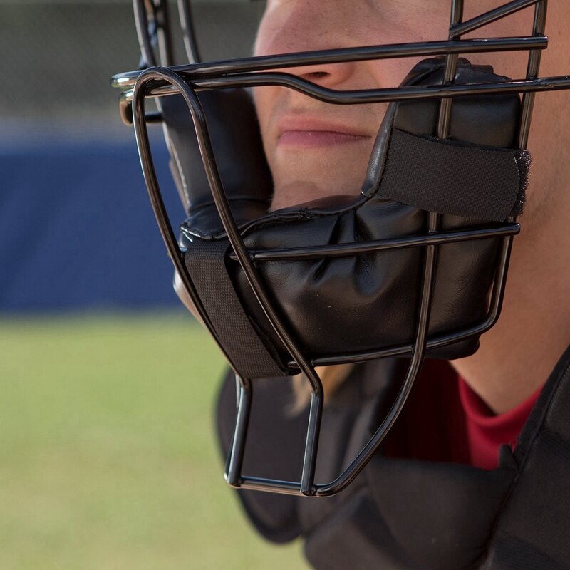 Baseball beskyttelsesmaske softball stål ramme hodebeskyttelsesutstyr