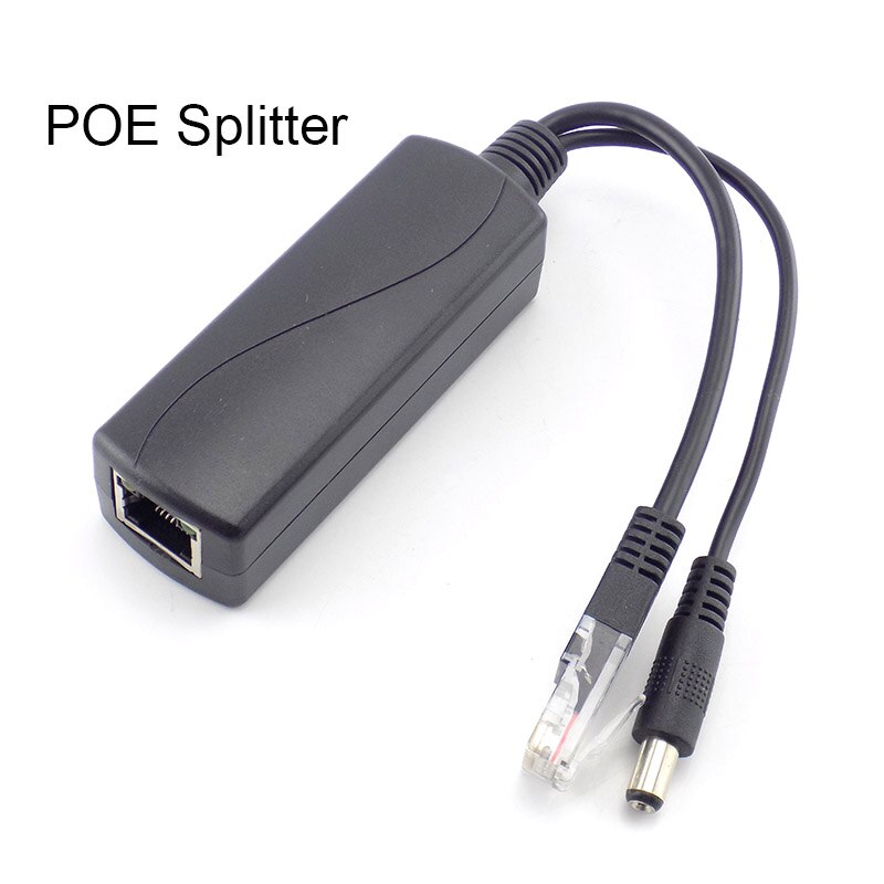 Poe injector 48V to 12V POE Splitter Connector Power Adapter Switch for IP Camera Wifi Injector Cable Wall US/EU Plug