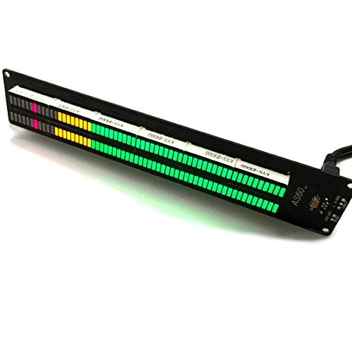 AS60 LED Niveau Volume Display VU Meter Muziek Spectrum Elektronische DIY Kits 2.0 Kanaals 60-segment Professionele Volume VU table1pc