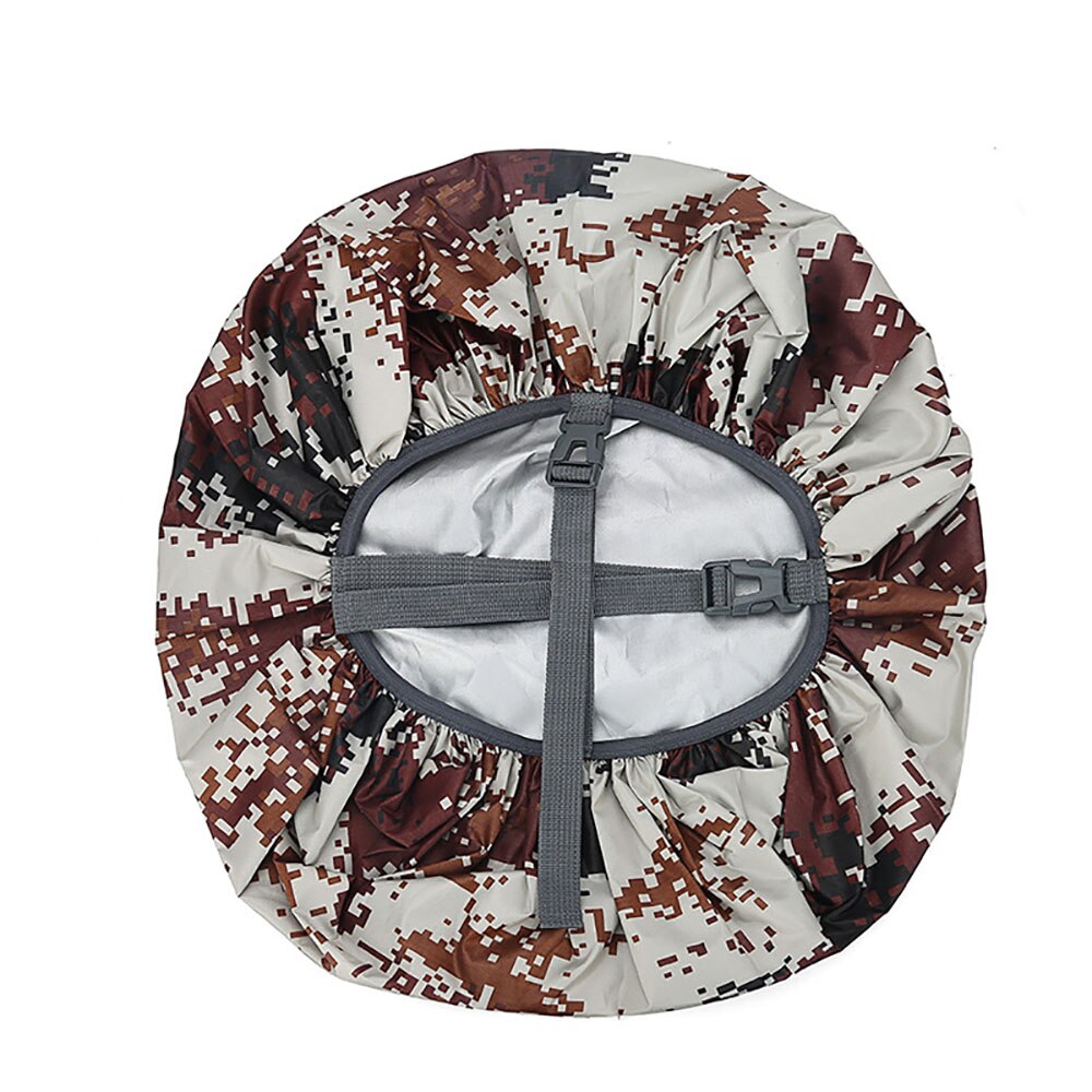 Outdoor 45L Camouflage Waterproof Backpack Rain Cover Bag Dust Covers For Cycling Camping Hiking Sport Bags: Red