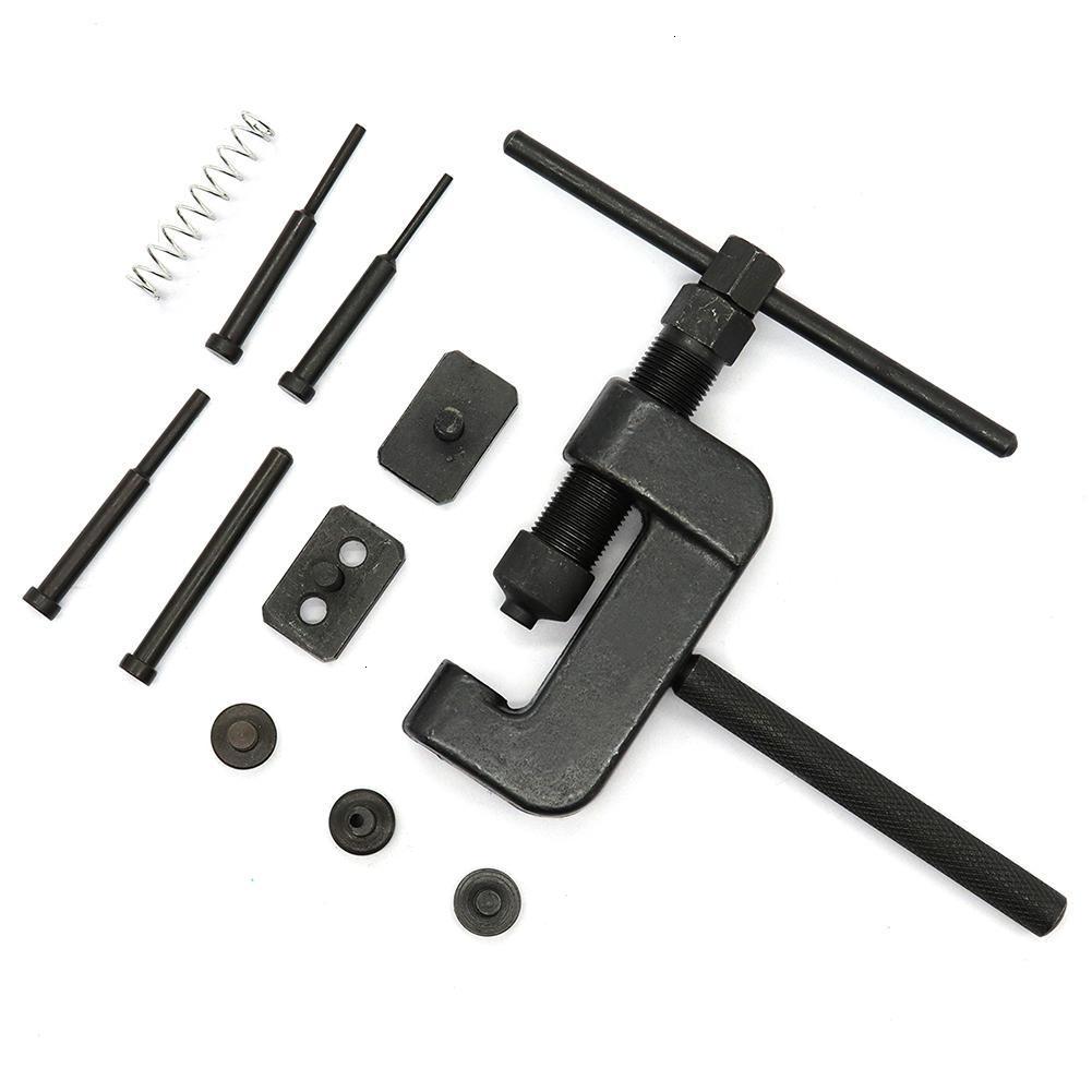 Motorcykel cykel kædebryder splitter nitte værktøj reparationsværktøj sæt lancerer kæde pin tryk håndtag motorcykel kæde nitter