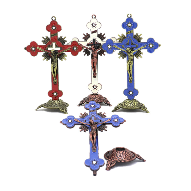 Jesus Kreuz Katholischen Religion Christus Orthodoxe Kirche Utensilien Hause Dekoration Christentum Heilige Licht Sonne Blume Büro Schmuck