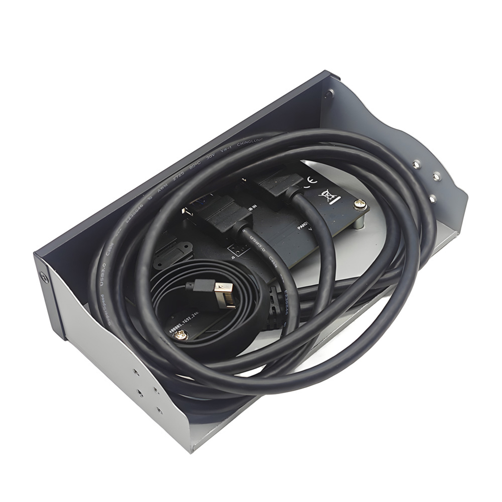 USB Front Panel for PC 2 Port USB3.0 1 Port Type-C / Headseat HUB Adapter USB3.2 Gen1 5Gb for 3.5"/5.25" Floppy / Optical Drive