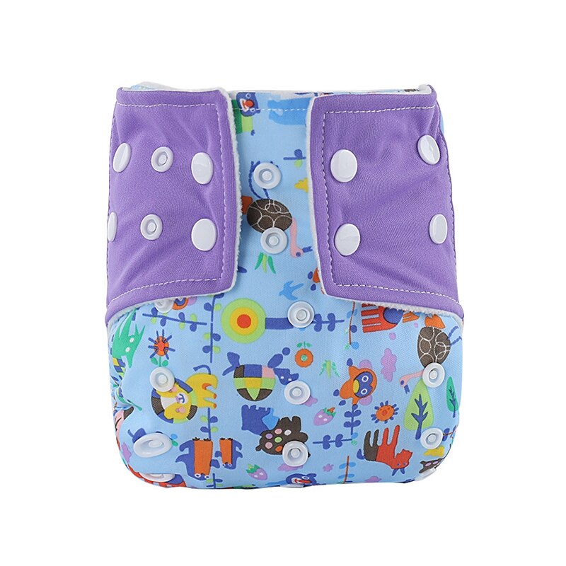 Baby Adjustable Washable Reusable Cloth Diaper In Brown Color main image 1