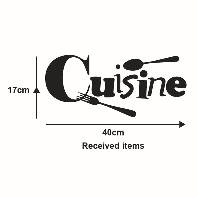 3PCS Cuisine Stickers French wall stickers home decor wall decals for kitchen home decoration decal Wallpaper decor wall poster