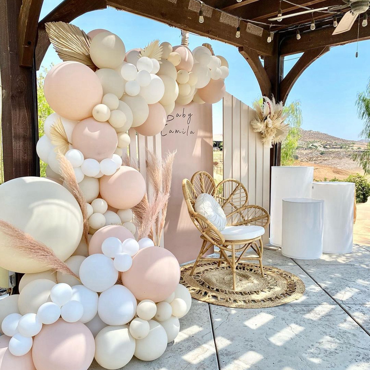 Ballon Girlande Bogen Bausatz Hochzeit Geburtstags feier Dekoration Konfetti Latex Luftballons Geschlecht offenbaren Taufe Baby Party Dekorationen