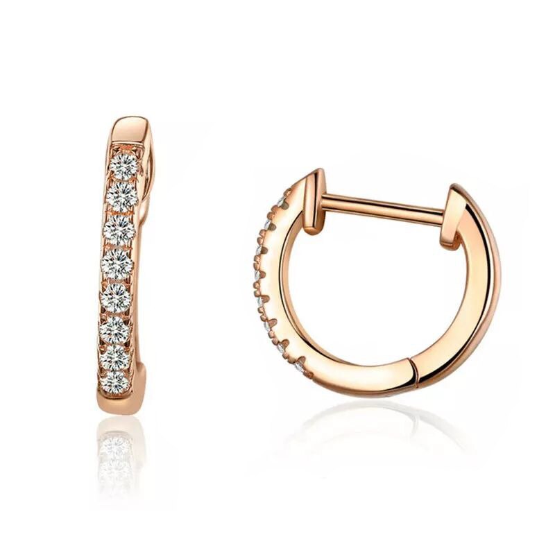Brincos de argola pequena para as mulheres ouro hoop zircon mini círculo brincos de ouro presente para a nova chegada 2020