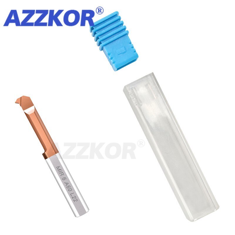 Thread Milling Cutter MIR Carbide Lathe Boring Cutter Coated Mini Internal Turing Tungsten Tool AZZKOR Cutting Small Hole