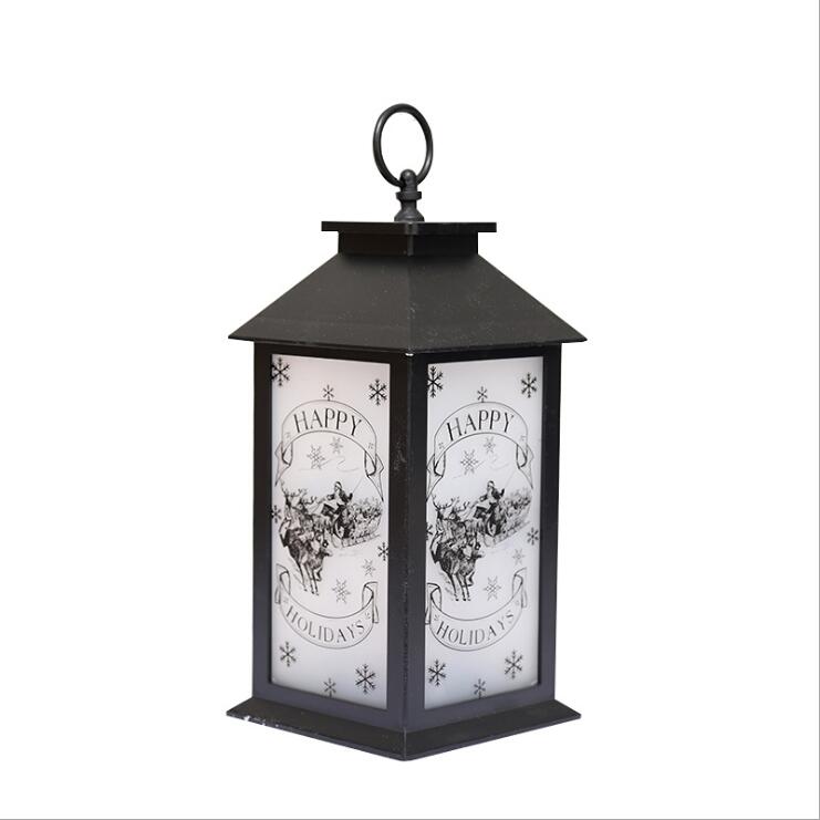 Christmas LED Lantern - Hanging Decorative Light - Festive Home Decor