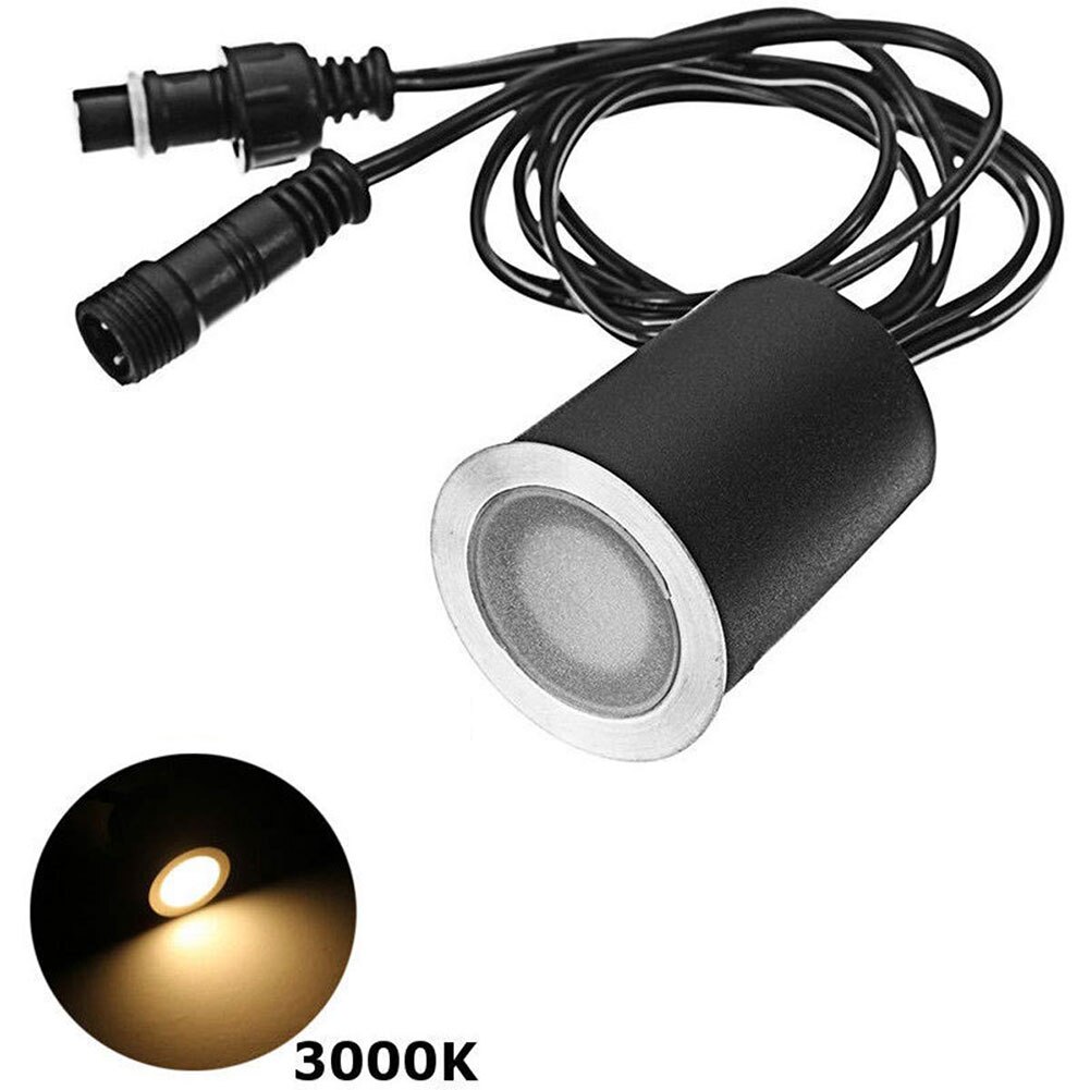 10 stücke Wasserdichte Garten LED Belag Licht Niedrigen Spannung Terrasse Boden Heimat Dekor Warme Weiß ABS Außen Beleuchtung Schritte Treppen sockel