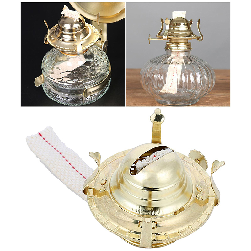 1 stücke Lampe Ölbrenner Ersatz Kerosin Teile Docht Antike Dochte Halter Brennen Lampsaccessory Kamin Kerze Licht Glas