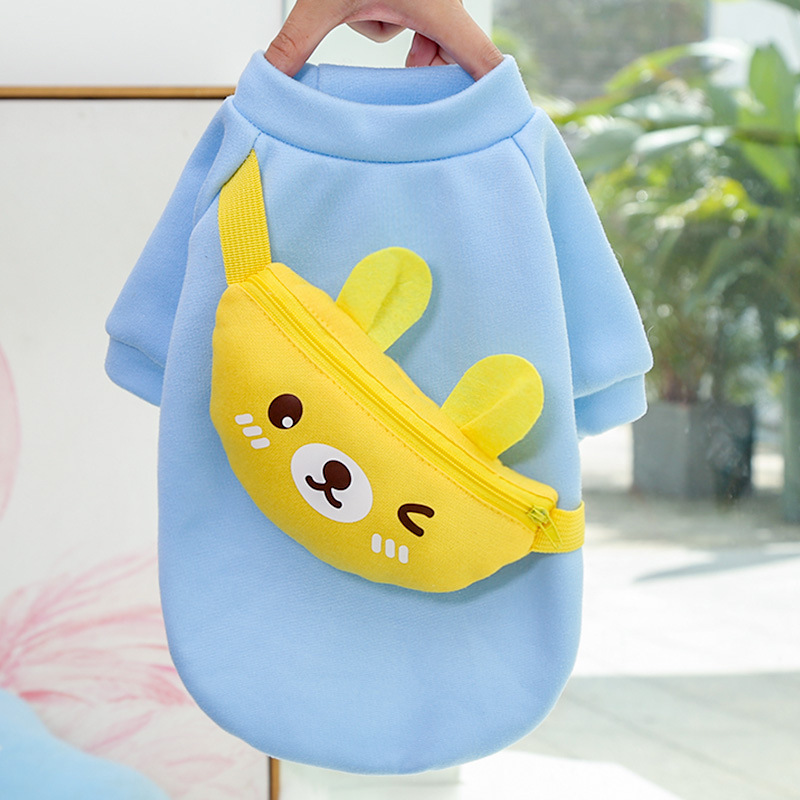 Winter Warm Pet Dog Clothes Soft Dog Hoodie Puppy Outfit Pug Chihuahua Sweater Polo Shirt Cat Puppy Coat Dog Dress Dog Costume: XS / Red