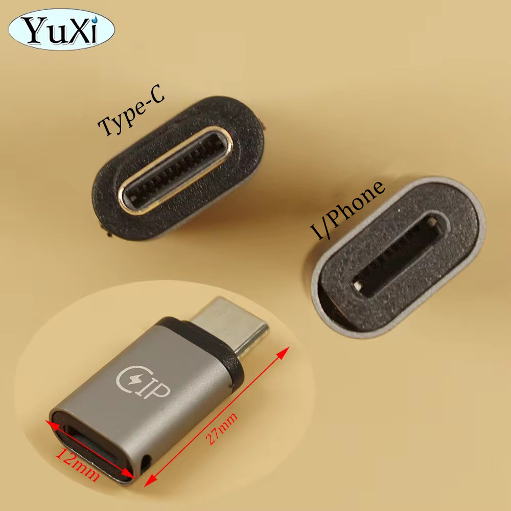 1PC Buchse zu Typ C Stecker Kabel Adapter Schnell Ladung Adapter Multifunktion kabel konverter für iPhone Typ C iOS Adapter