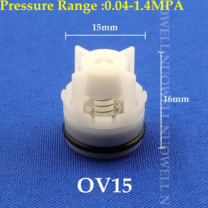 50~2Pcs 15~50mm Plug-in Plastic Check Valve Gas Water Stop One-way Control Connector Protection Anti Drip Valves: 50pcs / OV15mm