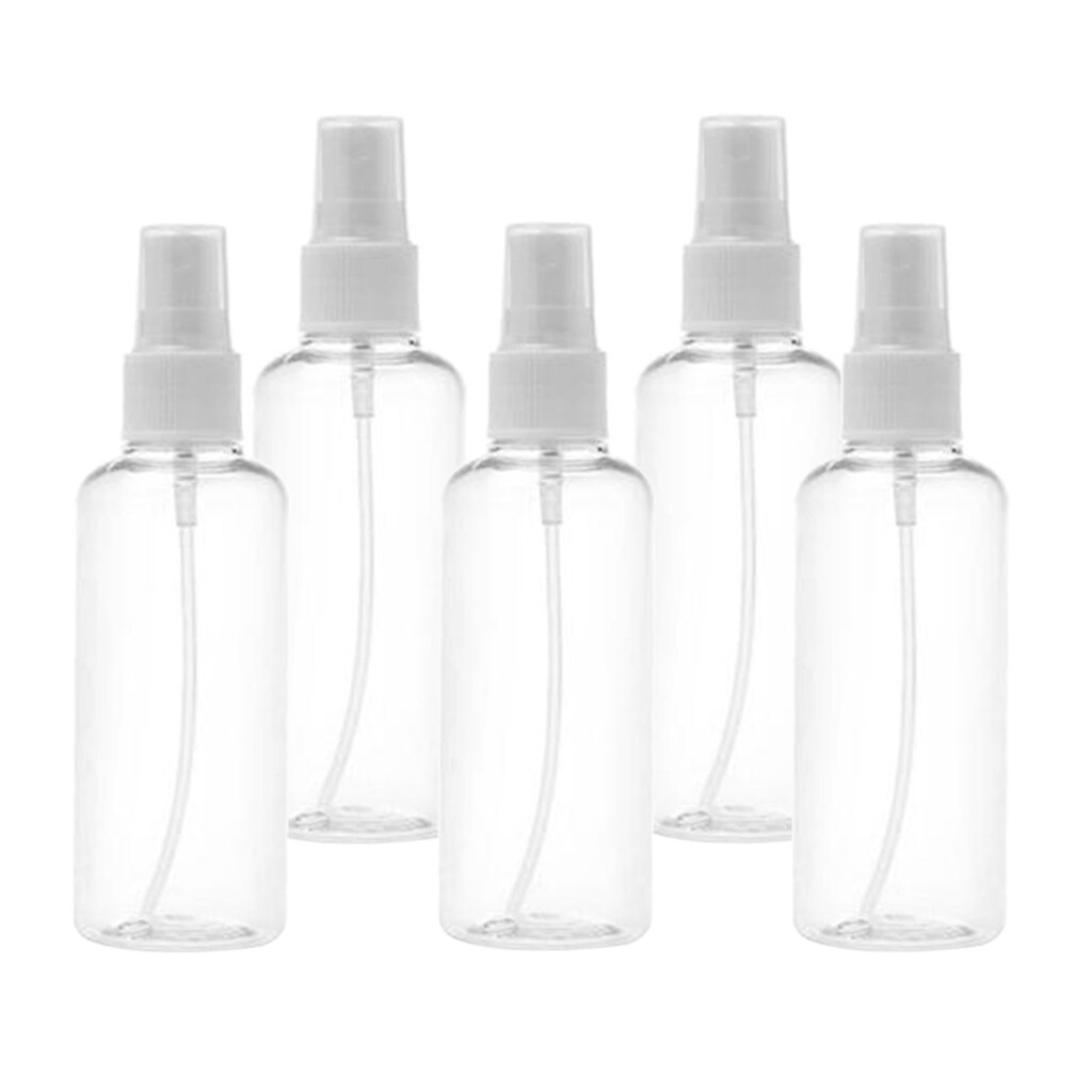 15x mini heldere sprayflesjes voor cosmetische parfums en verstuivers 100ml