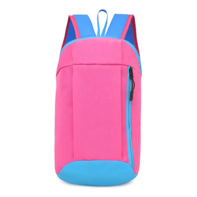 Outdoor Children Sports Backpack Kids Travel Mini Hiking Camping Bags 10L Capacity: Rose red