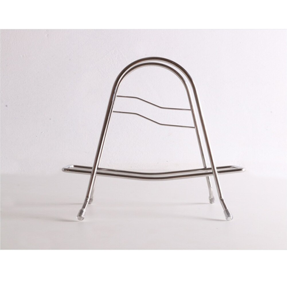 Storage Stand Chopping Board Rack Stable Drain Kitchen Stainless Steel Holder Shelf Drying Tools Durable Household Countertop
