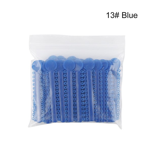 Y & W & F 40 pcs/pack liens de Ligature élastomère dentaire orthodontie élastiques bandes de caoutchouc soins des dents couleur vive soins buccaux: YELLOW