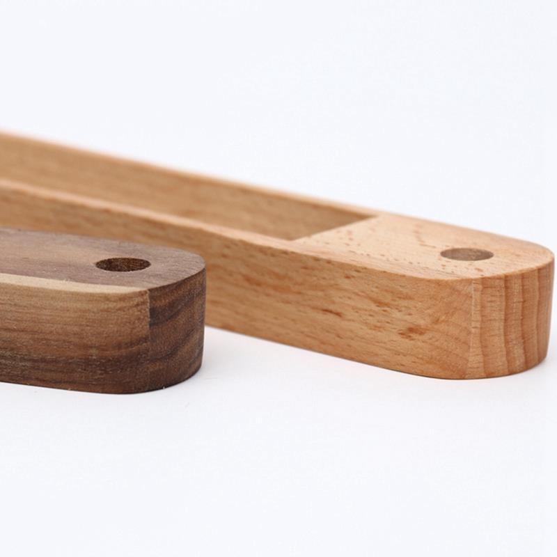 Bakken Tang Lange Handvat Bamboe Non-stick Voedseltangen Brood Tang Dessert Tang Natuurlijke Bamboe Voedsel Tang Clip Bbq tool