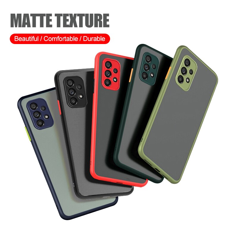 Schutzhülle aus 5g tpu-silikon für samsung galaxy  a53  a13 a33 a53 a73 a72 a52 a52s matte 5g halbtransparente handyhülle
