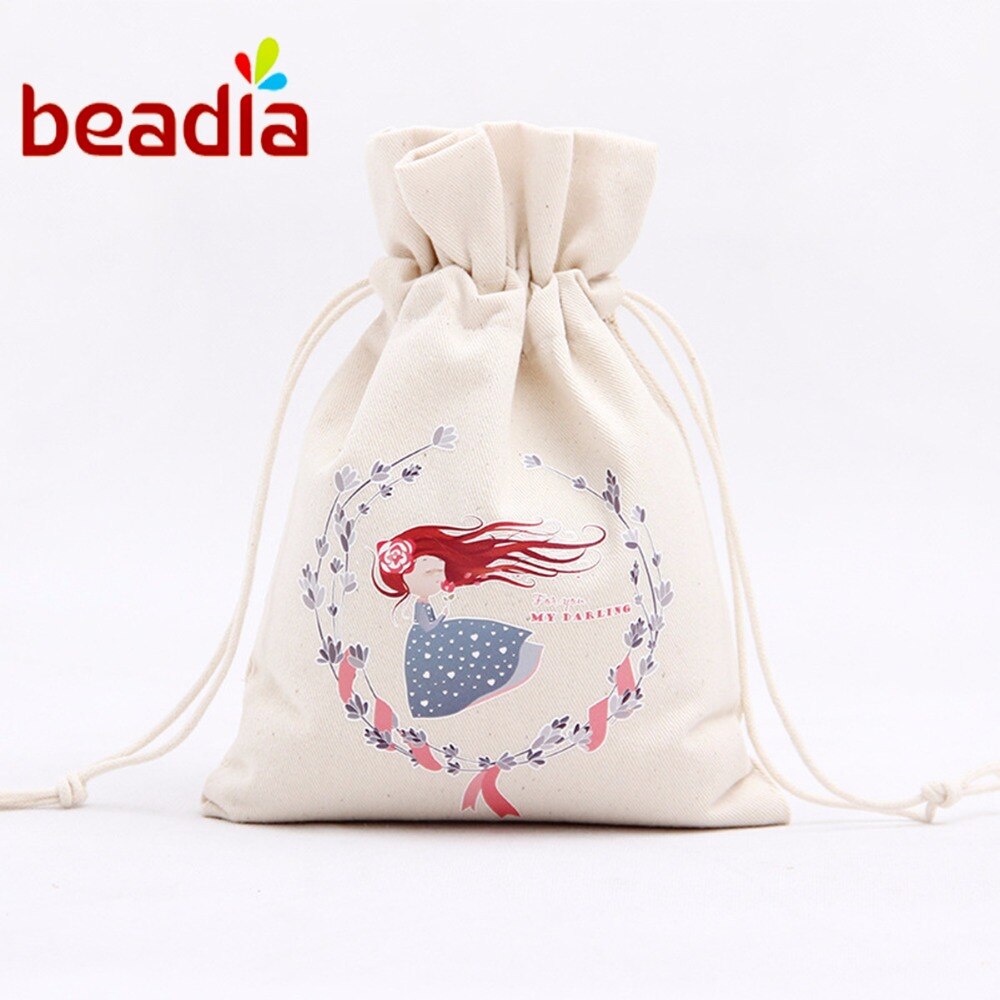 Szuflada bawełniana nić prezenty woreczki torba 16x23.5cm 14 style boże narodzenie Santa Xmas festiwal dzień cukierki prezent torba do noszenia