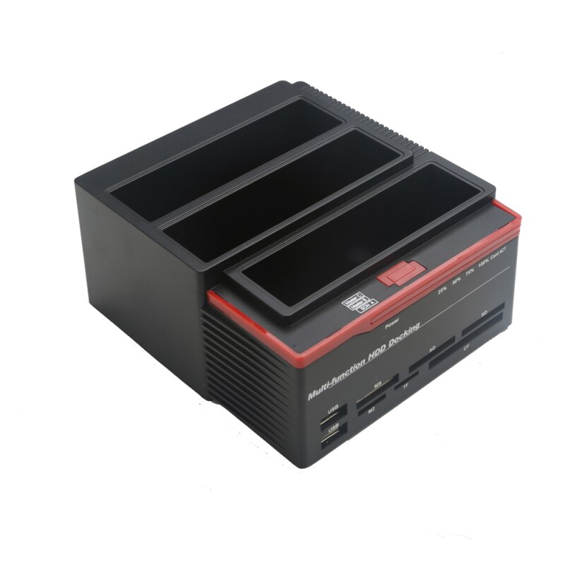 2.5 "/3.5" Usb 3.0 Naar 2 Sata 1 Ide Hdd Harde Schijf Disk Docking Station Kaartlezer USB3.0 M2 Tf Sd Slot Hub