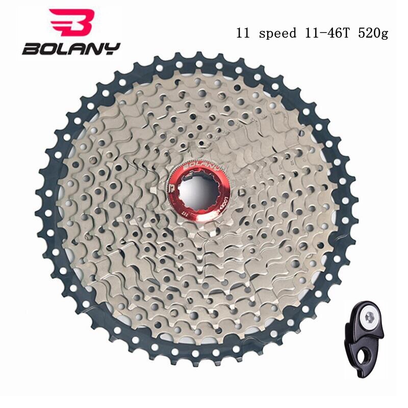 Bolany fietscassette 9 10 11 speed mtb fiets freewheel 11-40t/11-42t / 11-46t / 11-50t / 11-52t voor alivio / deore / slx / xt: 11s 11-46t