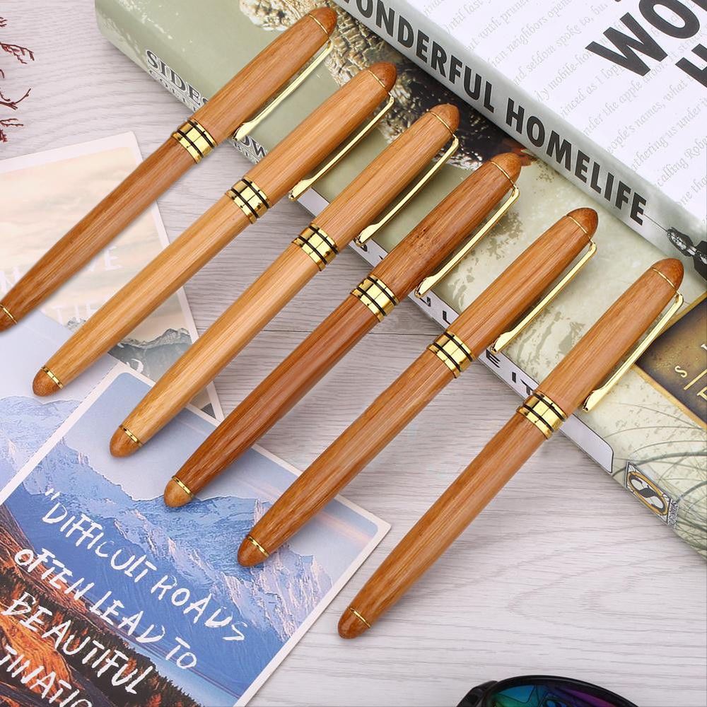 1PC Broad Stub Chisel-pointed Nib Bamboo Calligraphy Art Fountain Pen 0.7mm-2.9mm Writing Tool