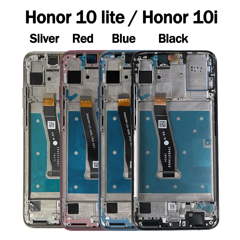Pantalla LCD Super AMOLED para Huawei Honor 10 lite, montaje de digitalizador con pantalla táctil y marco para honor 10i HRY-LX1 LCD