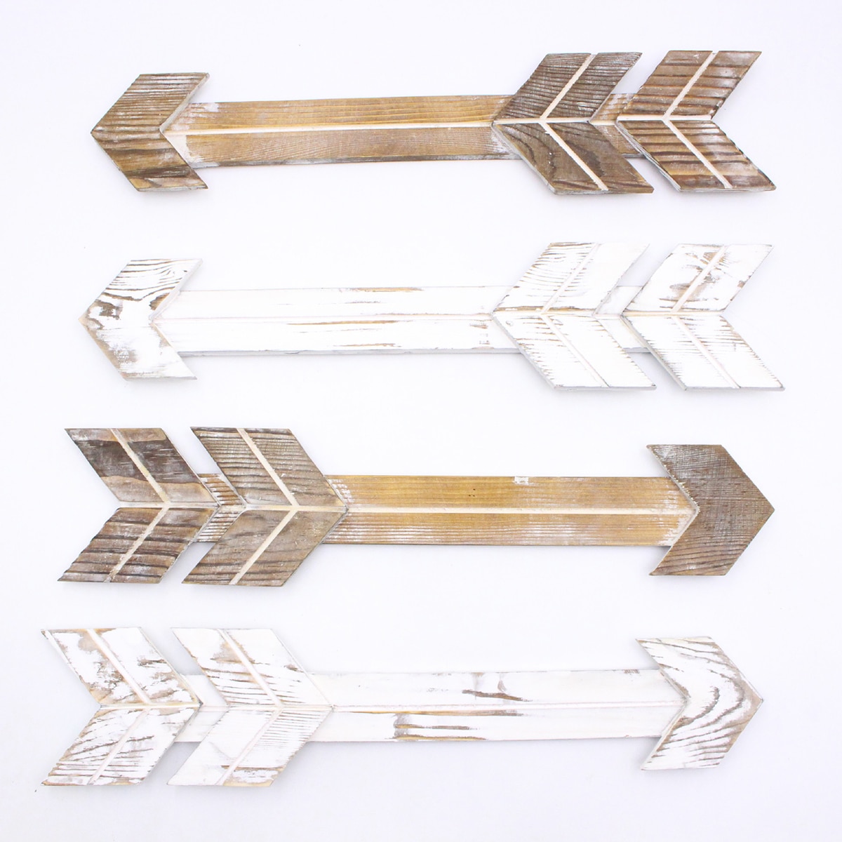 Rustic Wood Arrow Sign Decor Wall Art Arrow Crafts Give Directions Farmhouse Wall Mount Decoration For Home Pub Cafe