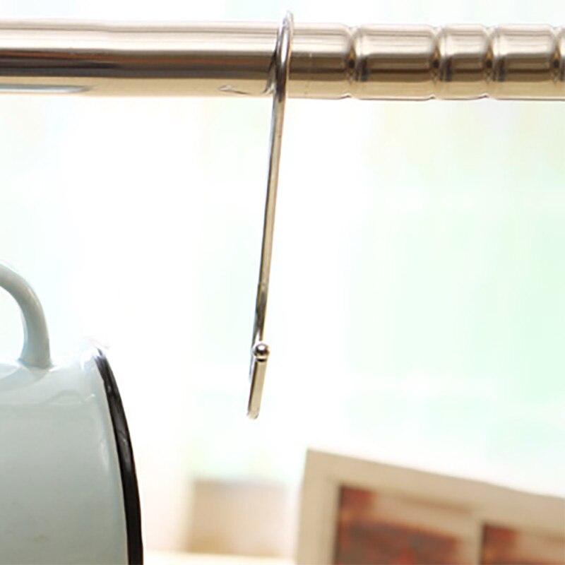 Kitchen Hooks Stainless Shaped Steel House Round S Pot Pan Hanger Clothes Storage Rack Tool