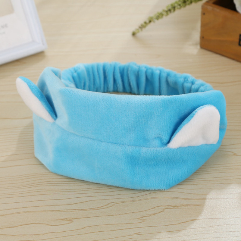 Lovely Cat Ears Soft Shower Hair Band Wrap Headband Makeup Hair Accessories Makeup Tool