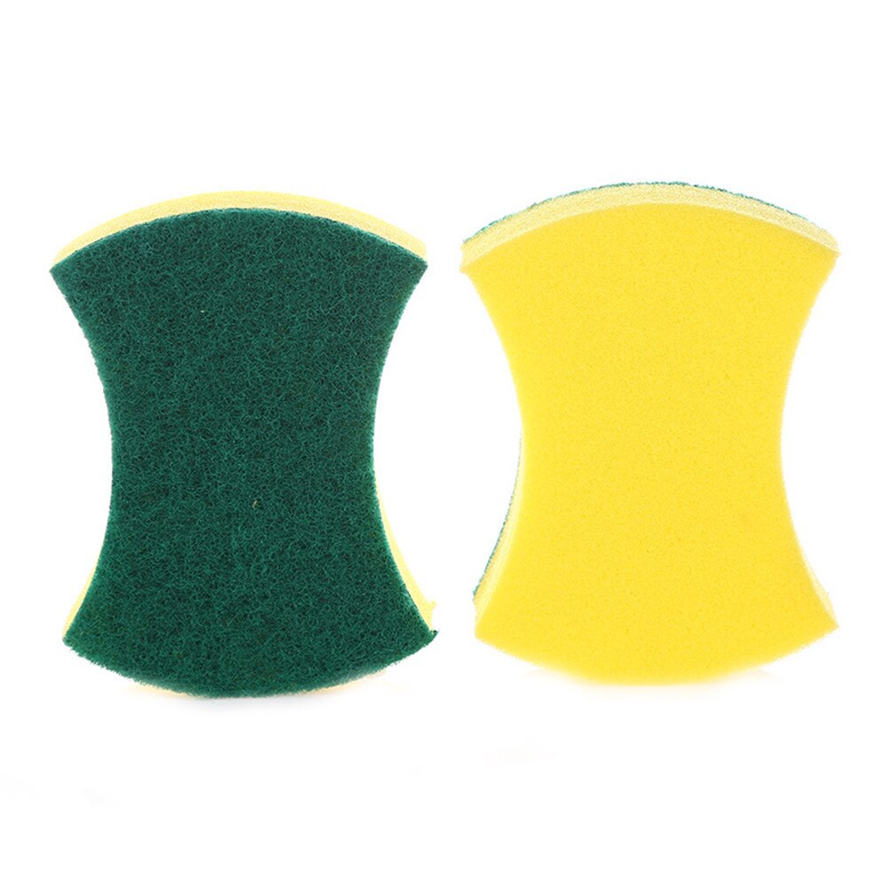 30pcs Double-sided Decontamination Cleaning Dishwashing Sponge Kitchen Nano Clean Rub Pot Rust Focal Stains Sponge Removing Kit