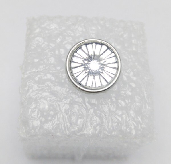 100pcs 12.5mm Clear Kleur Diamond Crystal Brads Scrapbooking Juweel Strass Kaarten Bruiloft Verjaardag Christmas Diy