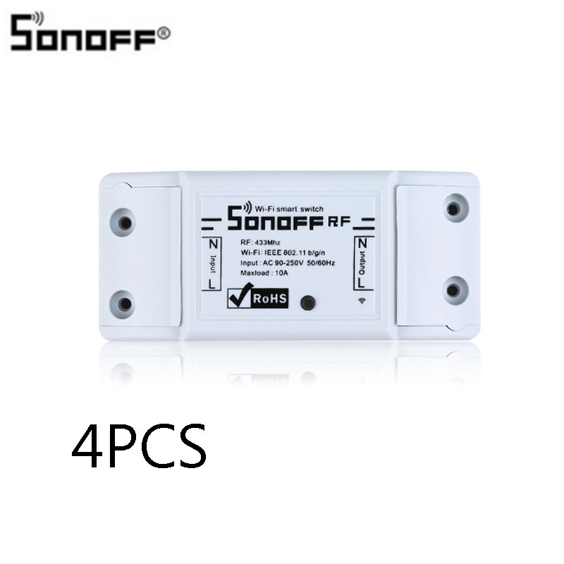 Sonoff Smart Switch Manual SONOFF RFR2 Smart Wi-Fi Switch With 433MHz RF Remote – Works With Alexa, 10A/2200W, DIY Home Automation Sonoff Mini - Foto 5