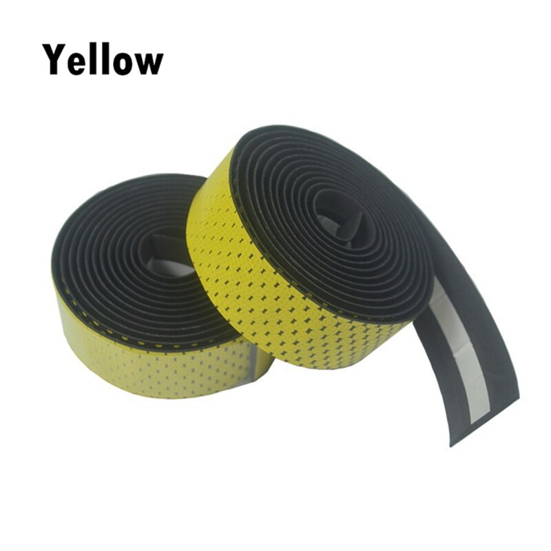 Pu cykel bånd cykel kork styr tape tape  +2 bar stik cykeltilbehør gradient cykel styr bånd